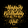 Happy Birthday Card for Hal - Download GIF and Send for Free