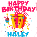 Funny Happy Birthday Haley GIF