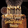 Alles Gute zum Geburtstag Halle (GIF)