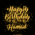 Happy Birthday Card for Hamad - Download GIF and Send for Free