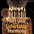 Alles Gute zum Geburtstag Harmony (GIF)