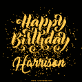 Happy Birthday Card for Harrison - Download GIF and Send for Free