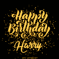 Happy Birthday Card for Harry - Download GIF and Send for Free