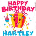 Funny Happy Birthday Hartley GIF