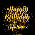 Happy Birthday Card for Harun - Download GIF and Send for Free