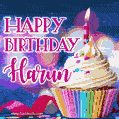 Happy Birthday Harun - Lovely Animated GIF