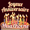 Joyeux anniversaire Hawthorne GIF