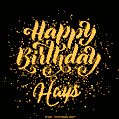 Happy Birthday Card for Hays - Download GIF and Send for Free