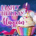 Happy Birthday Hayzen - Lovely Animated GIF