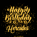 Happy Birthday Card for Hercules - Download GIF and Send for Free