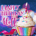 Happy Birthday Holt - Lovely Animated GIF