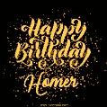 Happy Birthday Card for Homer - Download GIF and Send for Free