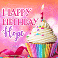 Happy Birthday Hope - Lovely Animated GIF
