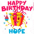 Funny Happy Birthday Hope GIF