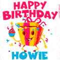 Funny Happy Birthday Howie GIF