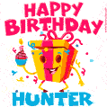 Funny Happy Birthday Hunter GIF