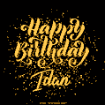 Happy Birthday Card for Idan - Download GIF and Send for Free