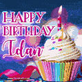 Happy Birthday Idan - Lovely Animated GIF