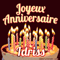 Joyeux anniversaire Idriss GIF