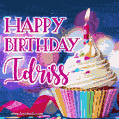 Happy Birthday Idriss - Lovely Animated GIF