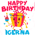 Funny Happy Birthday Igerna GIF