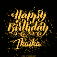 Happy Birthday Card for Ikaika - Download GIF and Send for Free