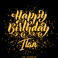 Happy Birthday Card for Ilan - Download GIF and Send for Free