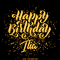 Happy Birthday Card for Ilia - Download GIF and Send for Free