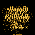 Happy Birthday Card for Ilias - Download GIF and Send for Free