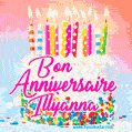 Joyeux anniversaire, Illyanna! - GIF Animé