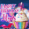 Happy Birthday Ilyas - Lovely Animated GIF