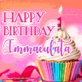 Happy Birthday Immaculata - Lovely Animated GIF