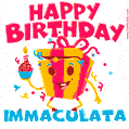 Funny Happy Birthday Immaculata GIF