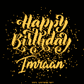 Happy Birthday Card for Imraan - Download GIF and Send for Free