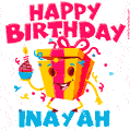 Funny Happy Birthday Inayah GIF