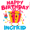 Funny Happy Birthday Ingfrid GIF