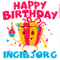 Funny Happy Birthday Ingibjorg GIF
