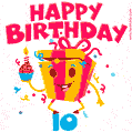 Funny Happy Birthday Io GIF
