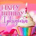 Happy Birthday Iphigenia - Lovely Animated GIF