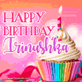 Happy Birthday Irinushka - Lovely Animated GIF