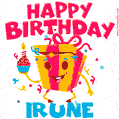 Funny Happy Birthday Irune GIF