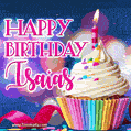 Happy Birthday Isaias - Lovely Animated GIF