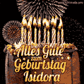 Alles Gute zum Geburtstag Isidora (GIF)