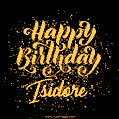 Happy Birthday Card for Isidore - Download GIF and Send for Free