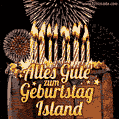 Alles Gute zum Geburtstag Island (GIF)