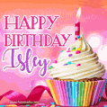 Happy Birthday Isley - Lovely Animated GIF