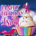 Happy Birthday Isreal - Lovely Animated GIF