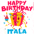 Funny Happy Birthday Itala GIF