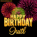 Wishing You A Happy Birthday, Iuitl! Best fireworks GIF animated greeting card.