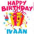 Funny Happy Birthday Ivaan GIF